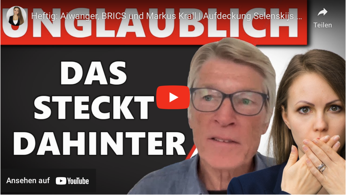 Heftig: Aiwanger, BRICS und Markus Krall | Aufdeckung Selenskijs wahrer Seite