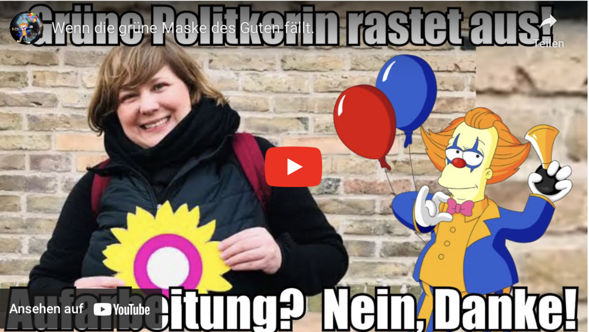 Wenn die grüne Maske des Guten fällt.