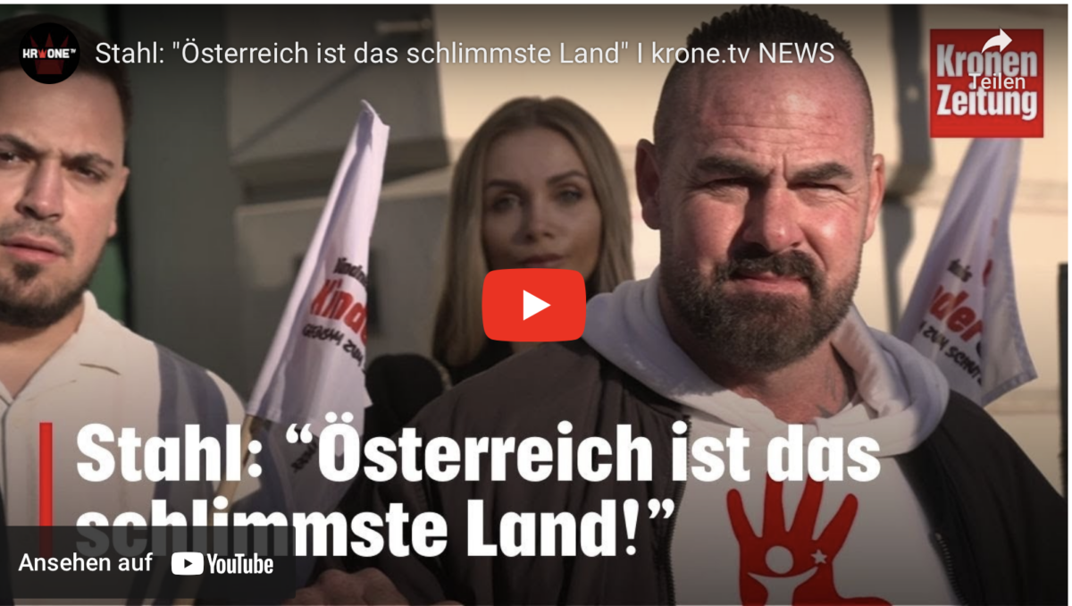 Stahl: „Österreich ist das schlimmste Land“ I krone.tv NEWS