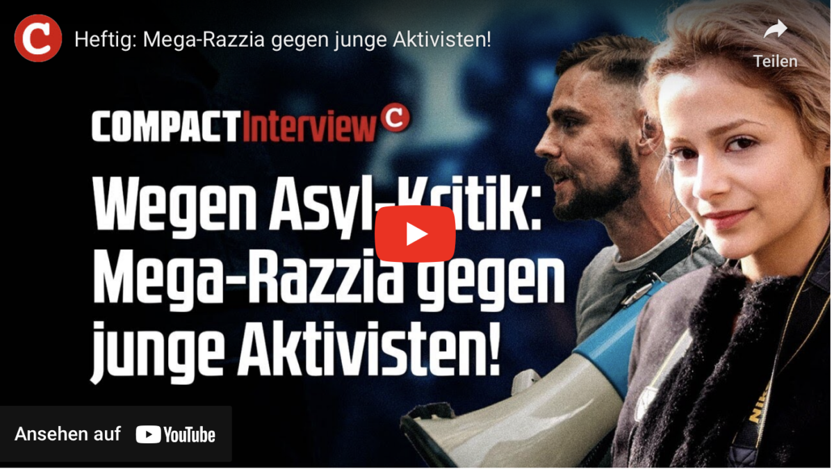 Heftig: Mega-Razzia gegen junge Aktivisten!