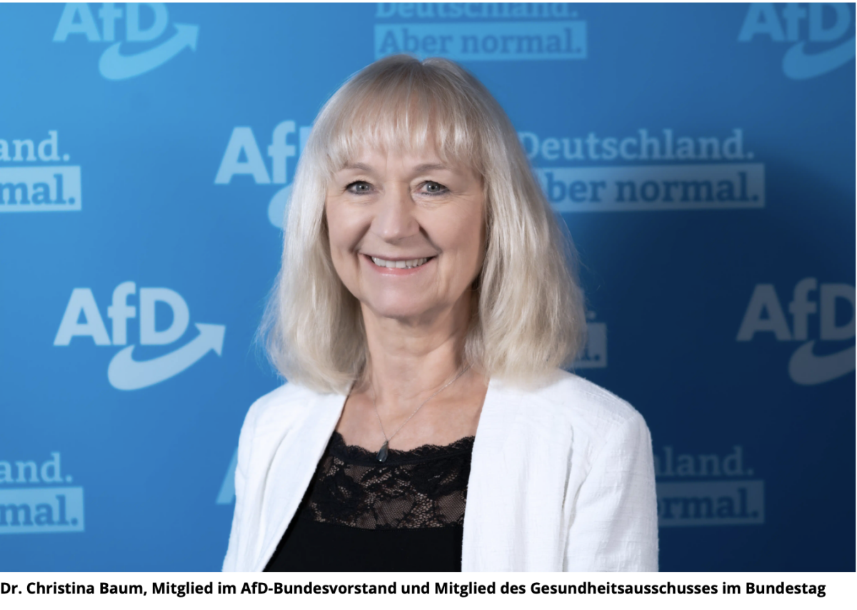 Christina Baum: Ohne Erkenntnisse zu einer positiven Impfwirkung hätte es nie eine Impfstoffzulassung geben dürfen!