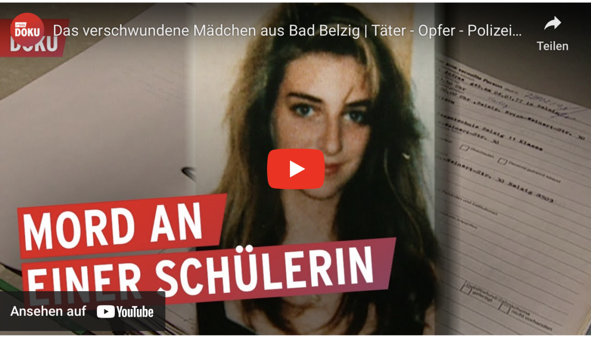 Das verschwundene Mädchen aus Bad Belzig | Täter – Opfer – Polizei extra