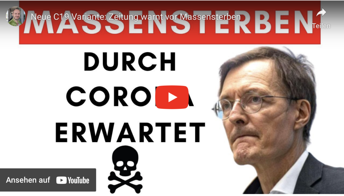 Neue C19 Variante: Zeitung warnt vor Massensterben!