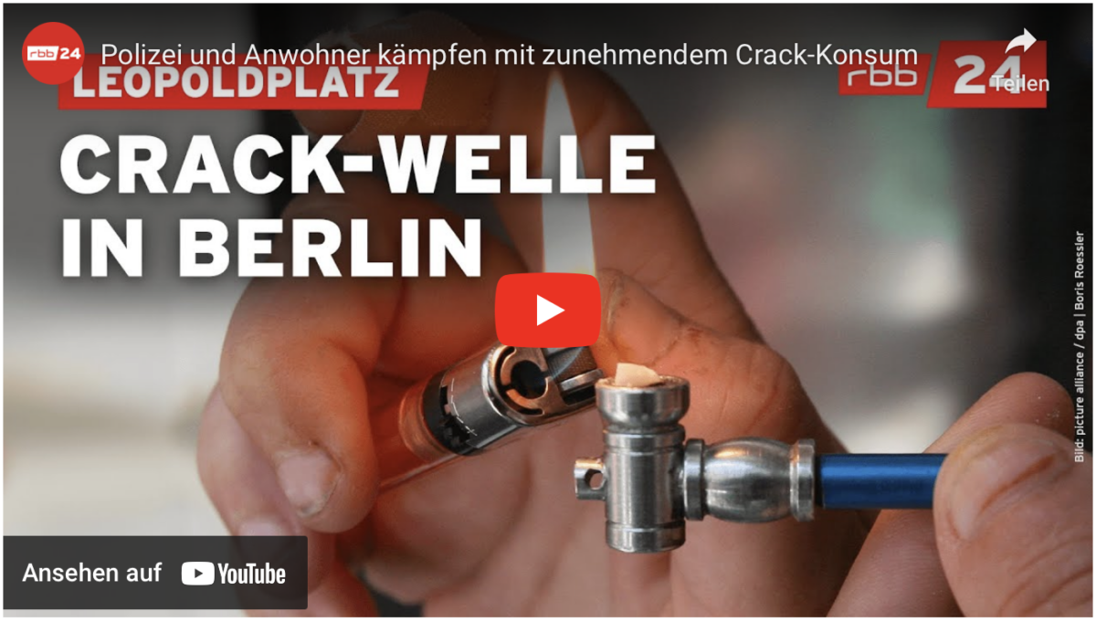 Polizei und Anwohner kämpfen mit zunehmendem Crack-Konsum!