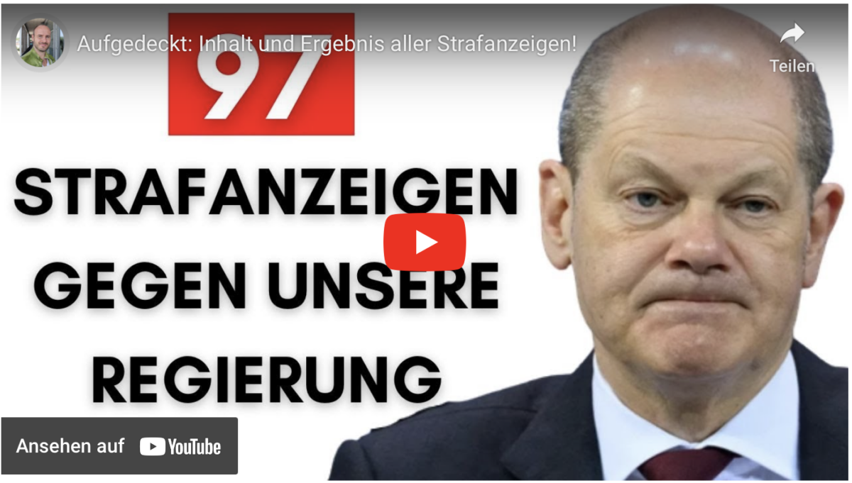 Aufgedeckt: Inhalt und Ergebnis aller Strafanzeigen!