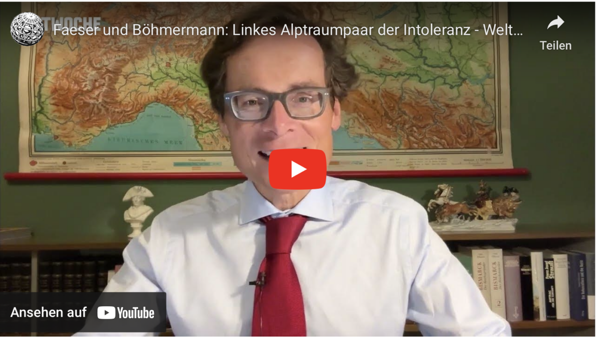 Faeser und Böhmermann: Linkes Alptraumpaar der Intoleranz – Weltwoche Daily DE, 13.09.2023