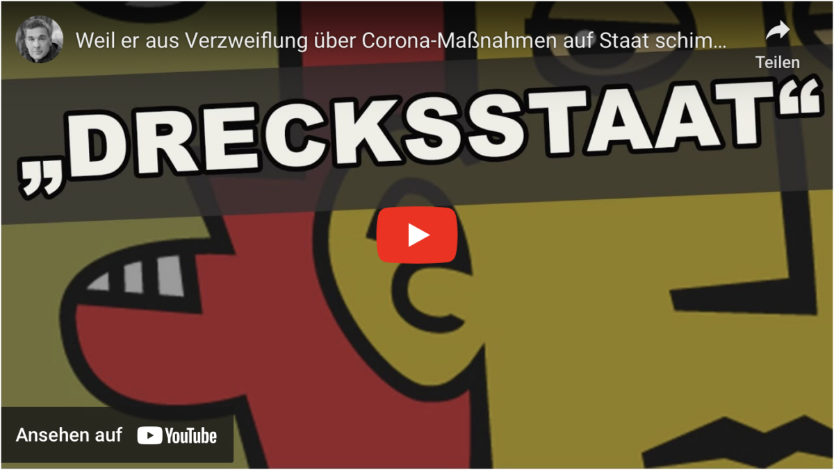 Weil er aus Verzweiflung über Corona-Maßnahmen auf Staat schimpfte: 1500 Euro Strafe für Studenten