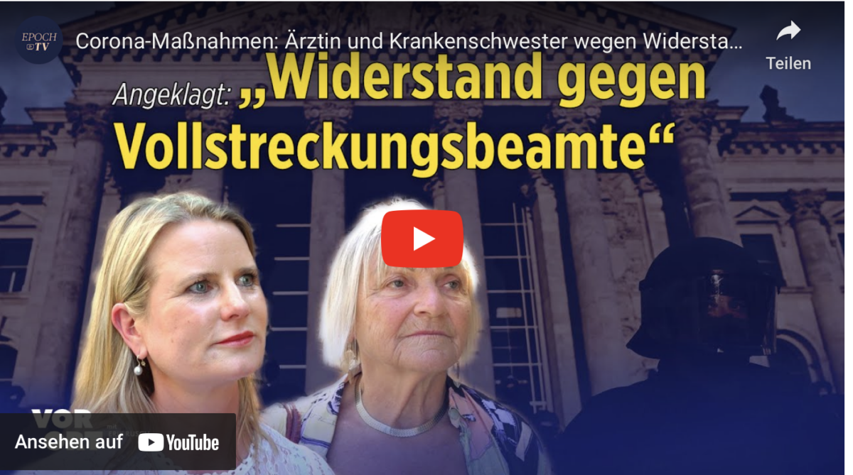 Corona-Maßnahmen: Ärztin und Krankenschwester wegen Widerstands gegen Polizeibeamte vor Gericht