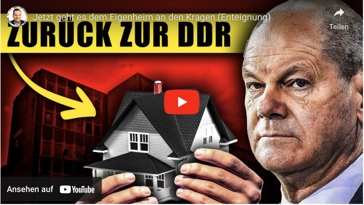 Jetzt geht es dem Eigenheim an den Kragen (Enteignung)!