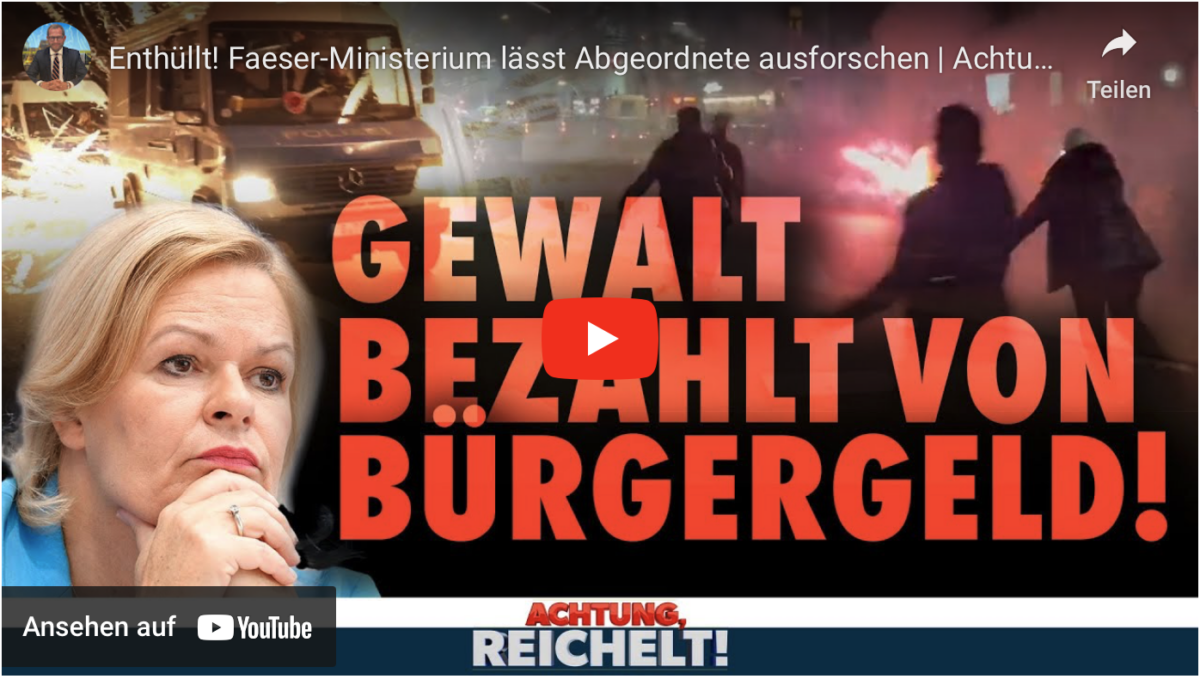 Enthüllt! Faeser-Ministerium lässt Abgeordnete ausforschen!