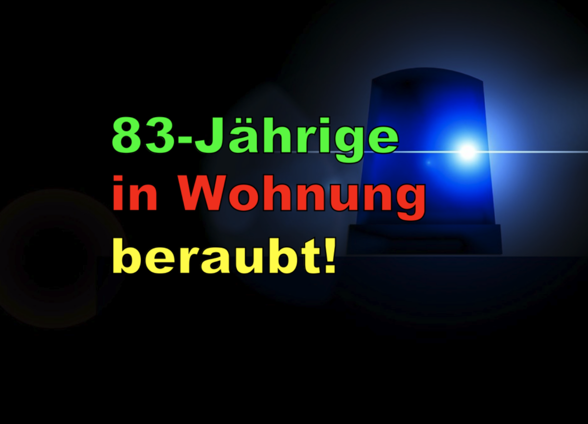 Mönchengladbach: 83-Jährige in Wohnung beraubt!