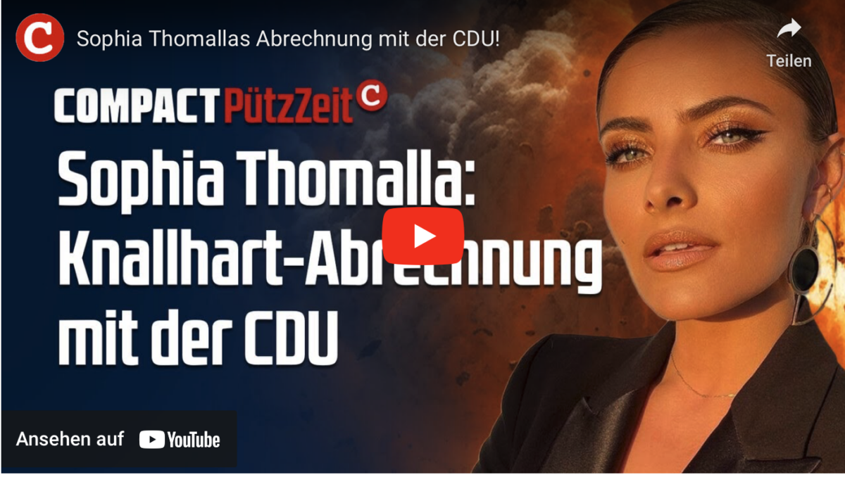 Sophia Thomallas Abrechnung mit der CDU!