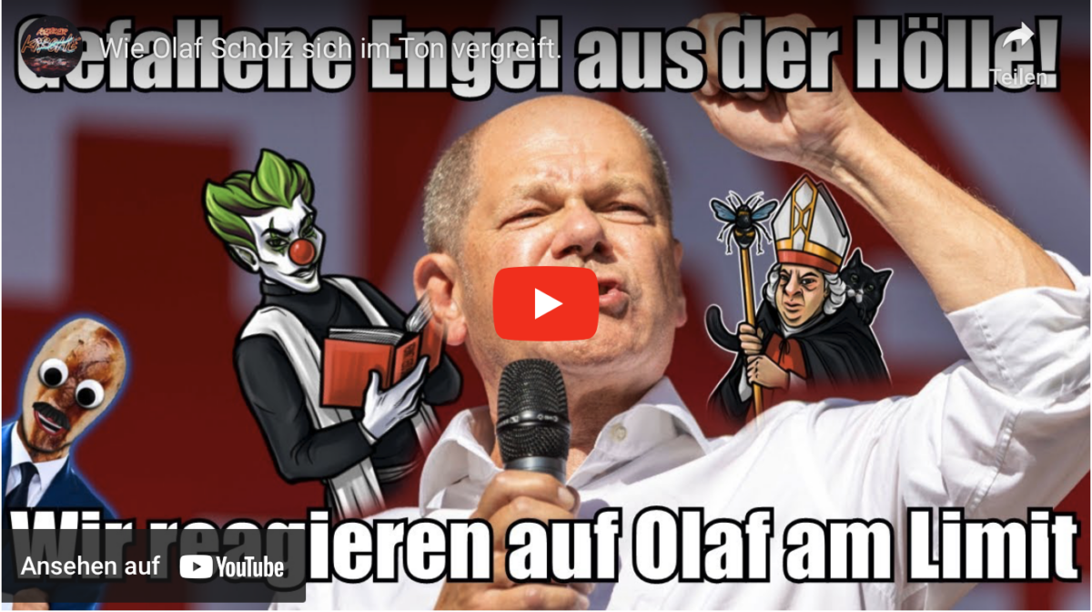 Wie Olaf Scholz sich im Ton vergreift!