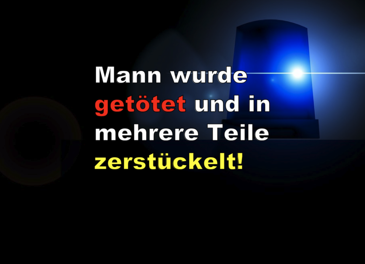 Greifswald: Mann wurde getötet und in mehrere Teile zerstückelt!