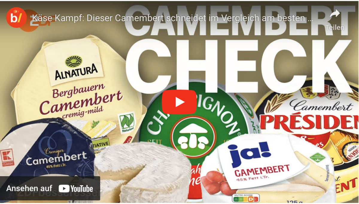 Käse Kampf: Dieser Camembert schneidet im Vergleich am besten ab!