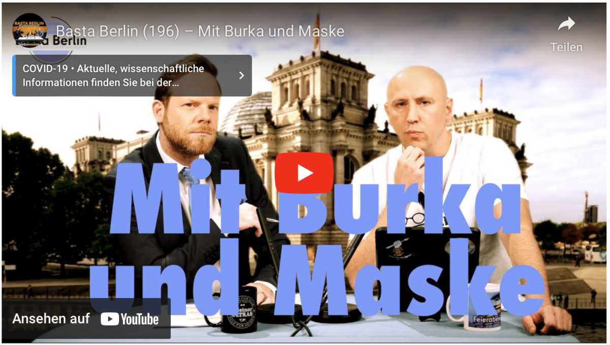Basta Berlin (196) – Mit Burka und Maske!