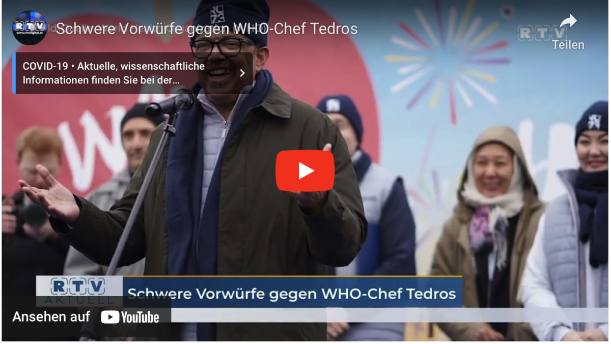 Schwere Vorwürfe gegen WHO-Chef Tedros