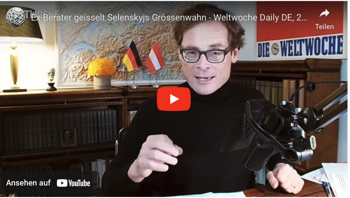 Ex-Berater geisselt Selenskyjs Grössenwahn – Weltwoche Daily DE, 27.10.2023