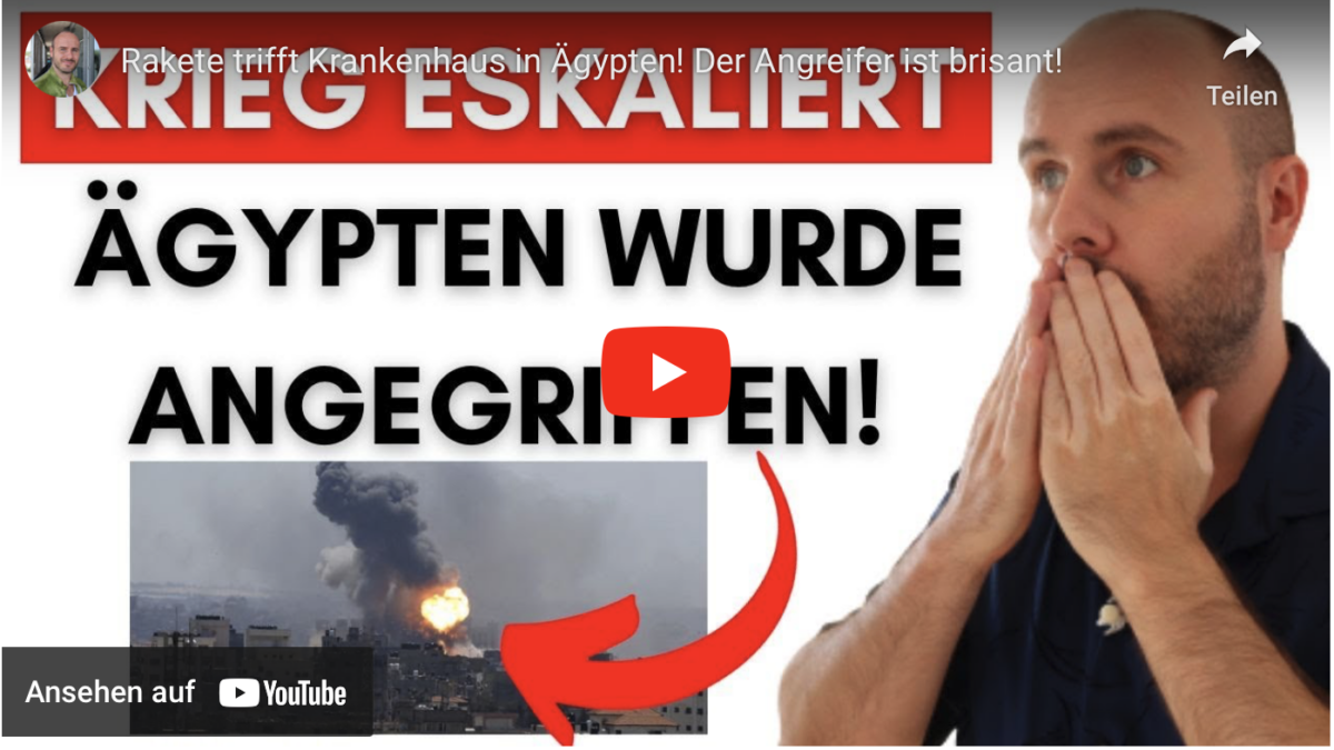 Rakete trifft Krankenhaus in Ägypten! Der Angreifer ist brisant!
