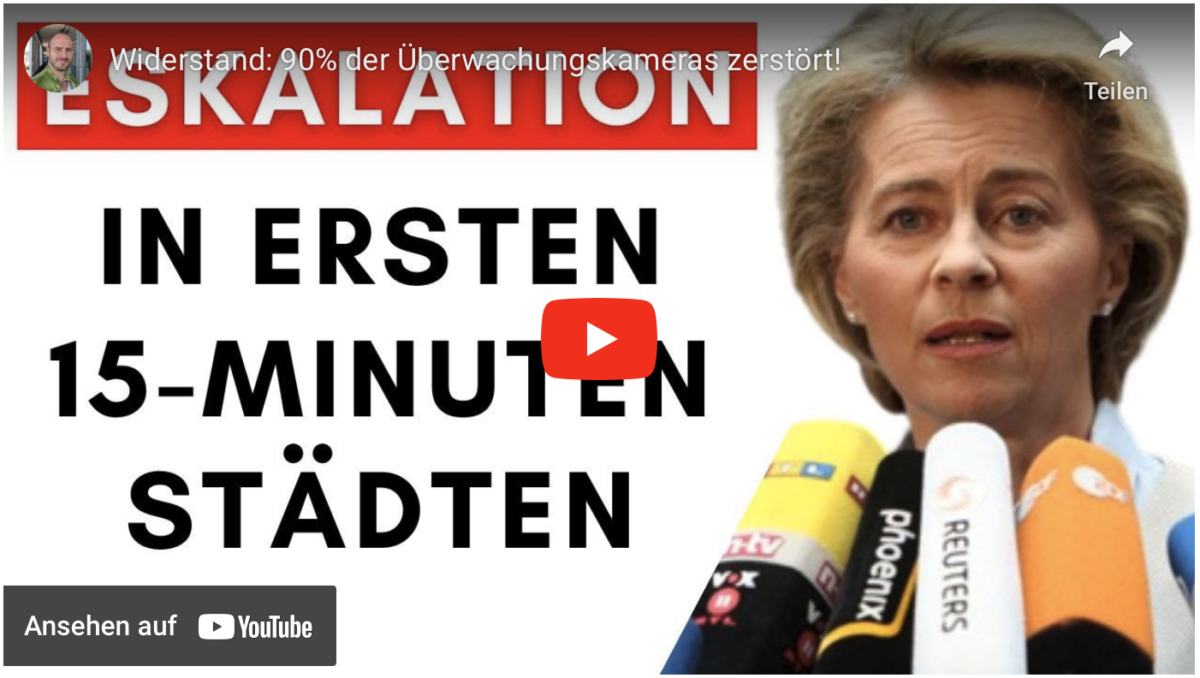 Widerstand: 90% der Überwachungskameras zerstört!