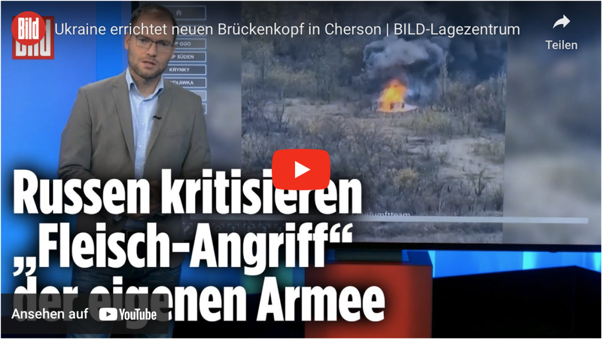 Ukraine errichtet neuen Brückenkopf in Cherson