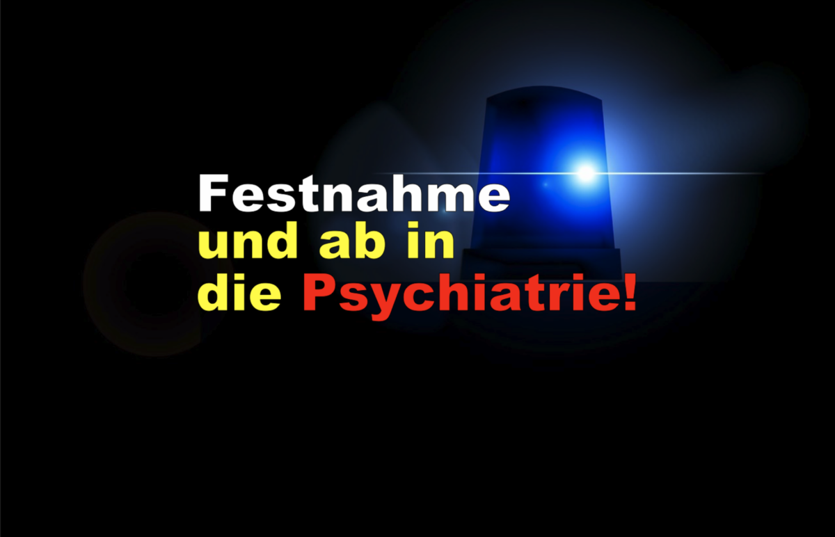 Mann bedrohte Polizeibeamte in Polizeidirektion mit Schusswaffe – Festnahme und ab in die Psychiatrie!