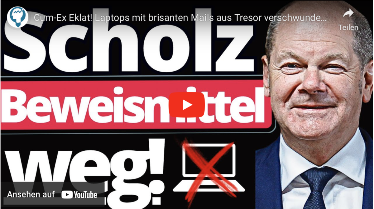 Cum-Ex Eklat! Laptops mit brisanten Mails aus Tresor verschwunden!!!