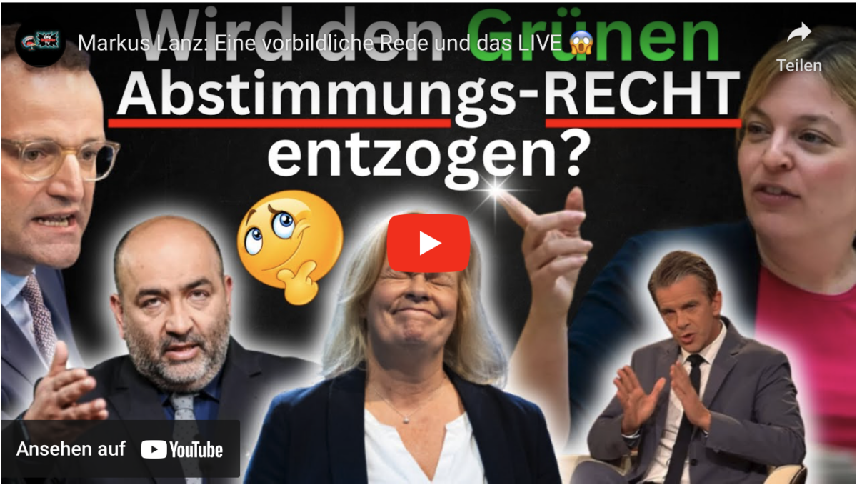 Markus Lanz: Eine vorbildliche Rede und das LIVE!
