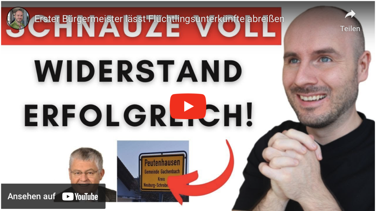 Erster Bürgermeister lässt zwei Flüchtlingsunterkünfte abreißen!