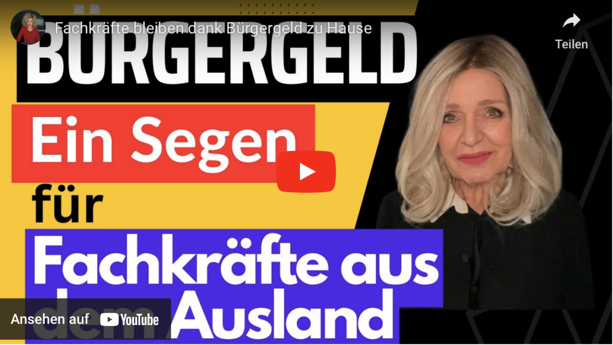 Fachkräfte aus dem Ausland bleiben dank Bürgergeld zu Hause!