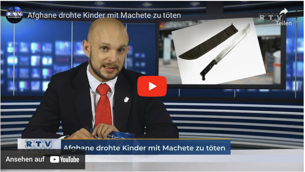 Die Schande von Klagenfurt: Afghanischer Facharbeiter drohte Kinder mit Machete zu töten!