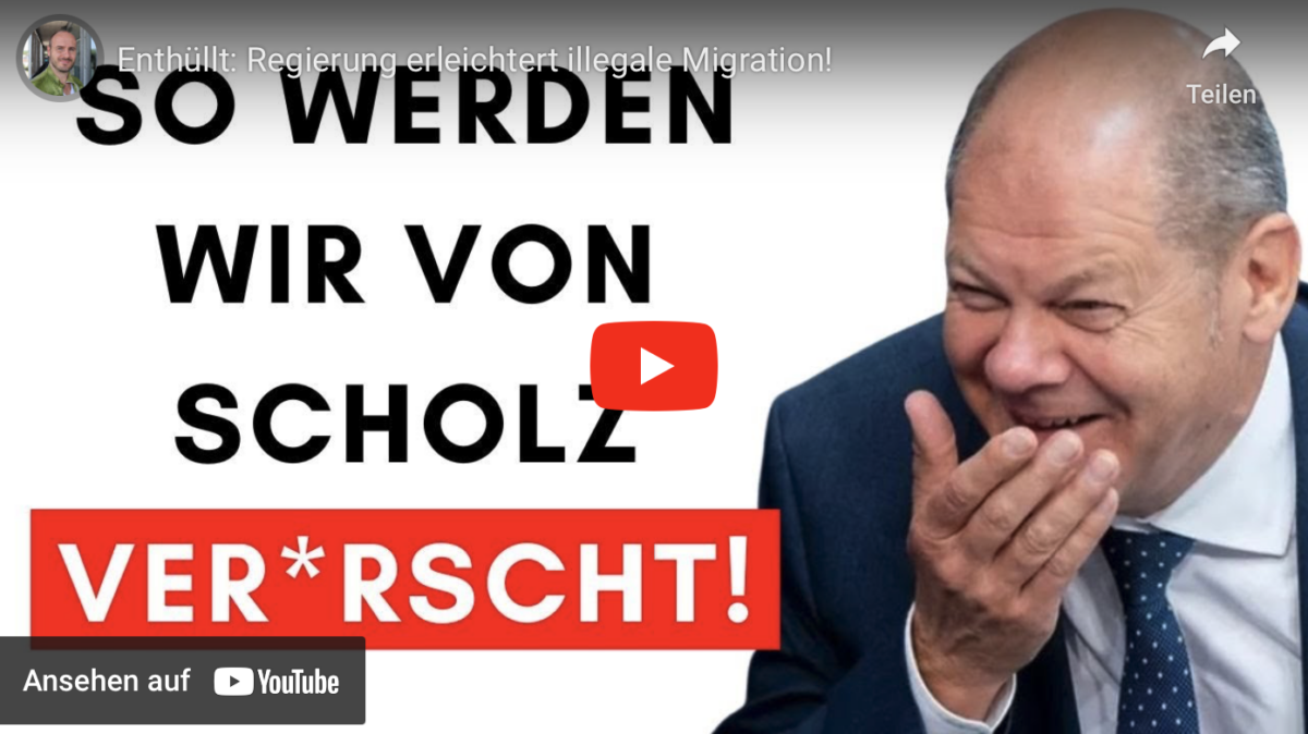 Enthüllt: Regierung erleichtert illegale Migration! So werden Wir von Scholz verarscht!