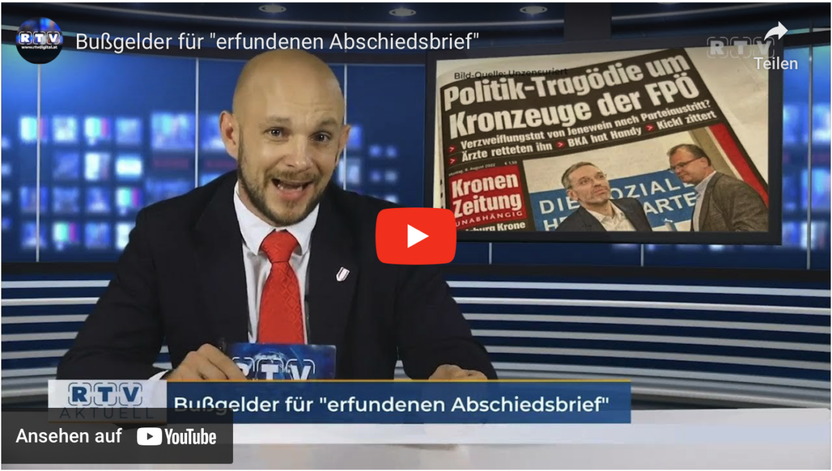 Bußgelder für „erfundenen Abschiedsbrief“