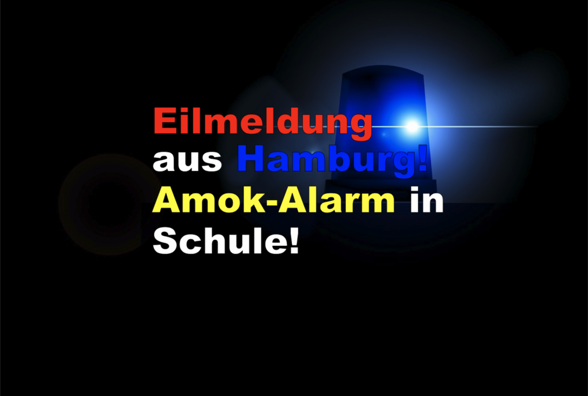 Eilmeldung Hamburg-Blankenese: Amok-Alarm in Schule!