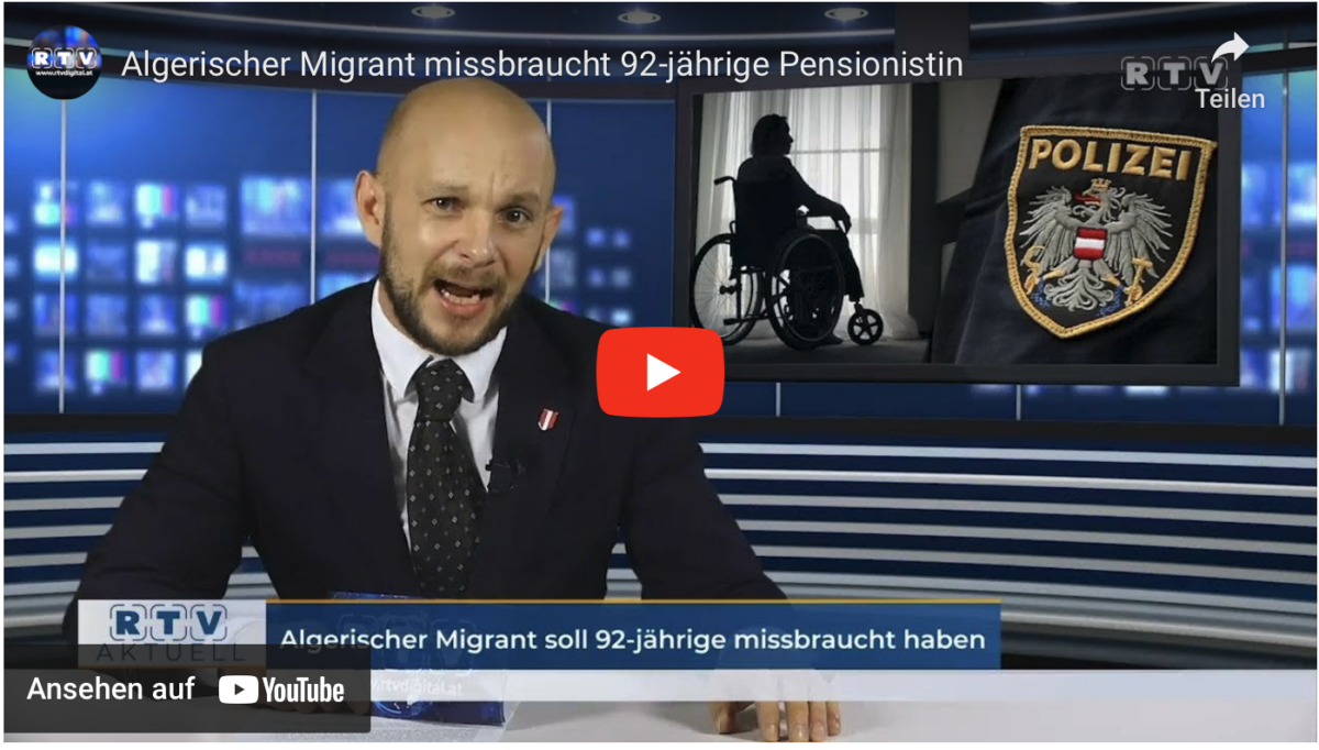 Algerischer Migrant missbraucht 92-jährige Pensionistin!