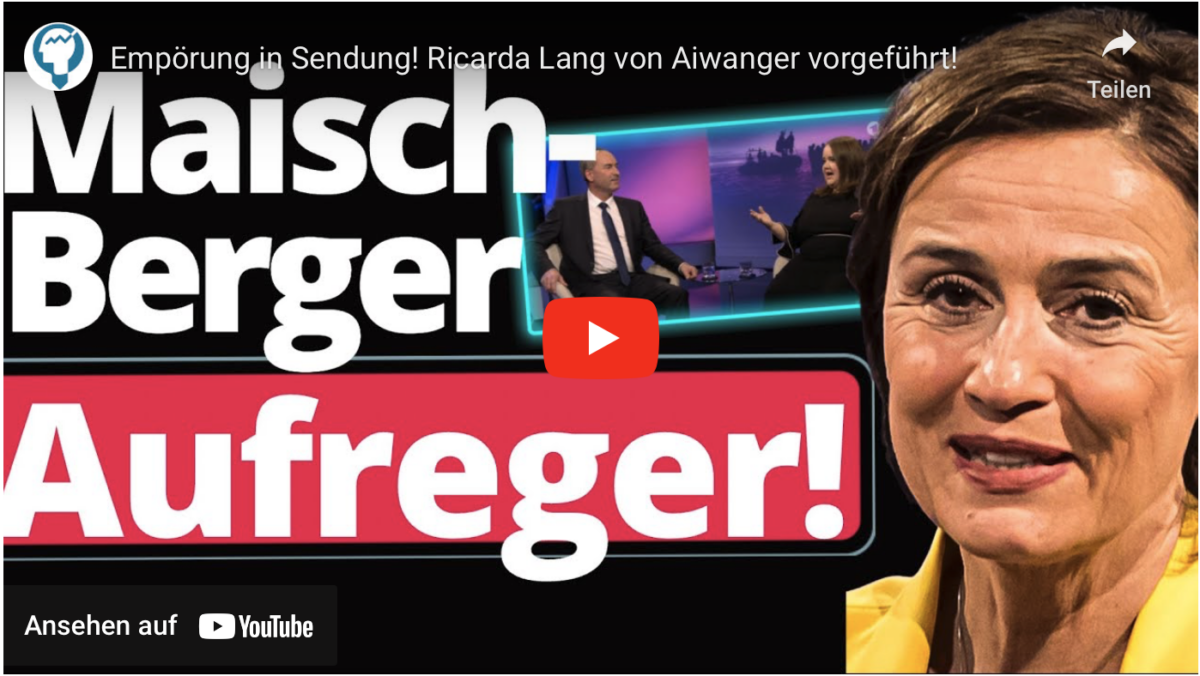 Empörung in Sendung! Ricarda Lang von Aiwanger vorgeführt!