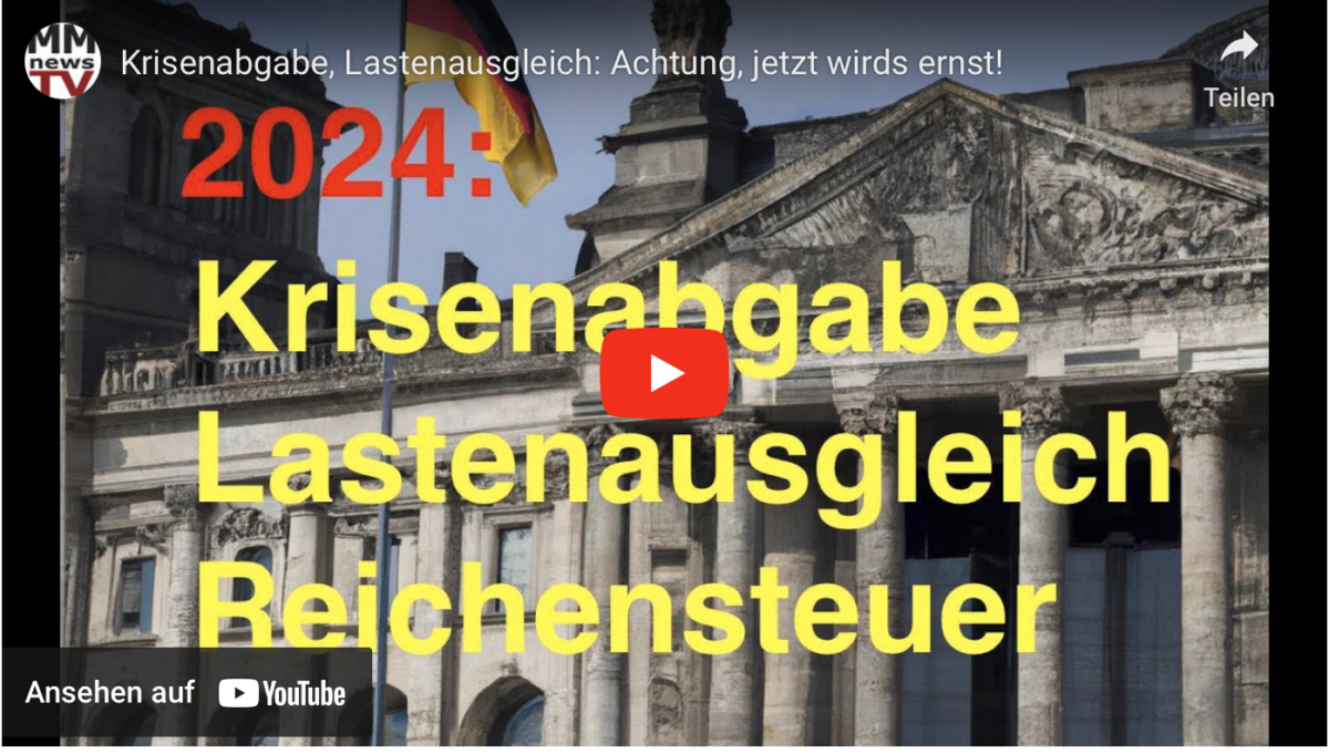 Krisenabgabe, Lastenausgleich: Achtung, jetzt wirds ernst!