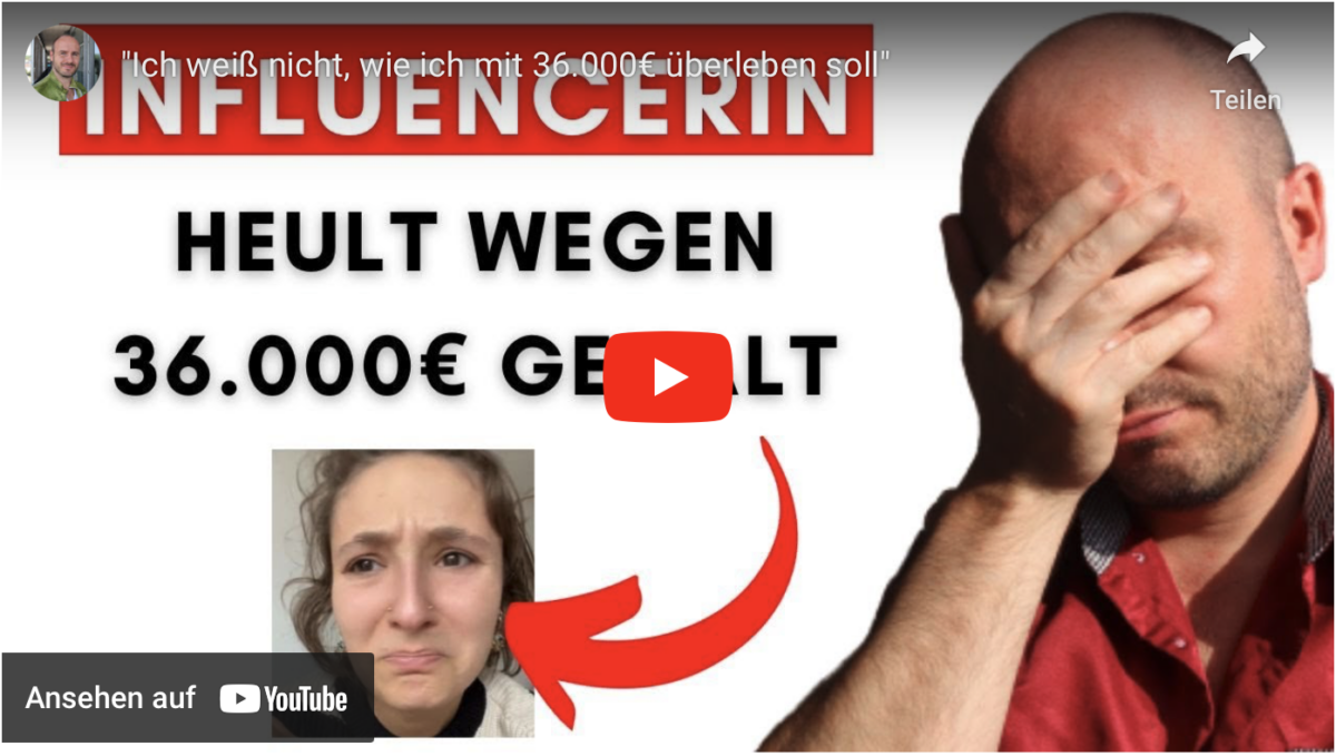 Generation Z: „Ich weiß nicht, wie ich mit 36.000€ überleben soll“!