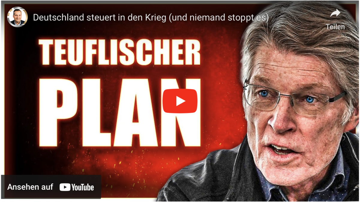 Deutschland steuert in den Krieg (und niemand stoppt es)
