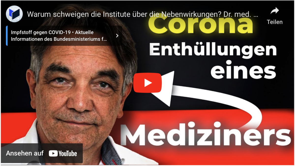 Warum schweigen die Institute über die Nebenwirkungen? Dr. med. Erich Freisleben im Interview!