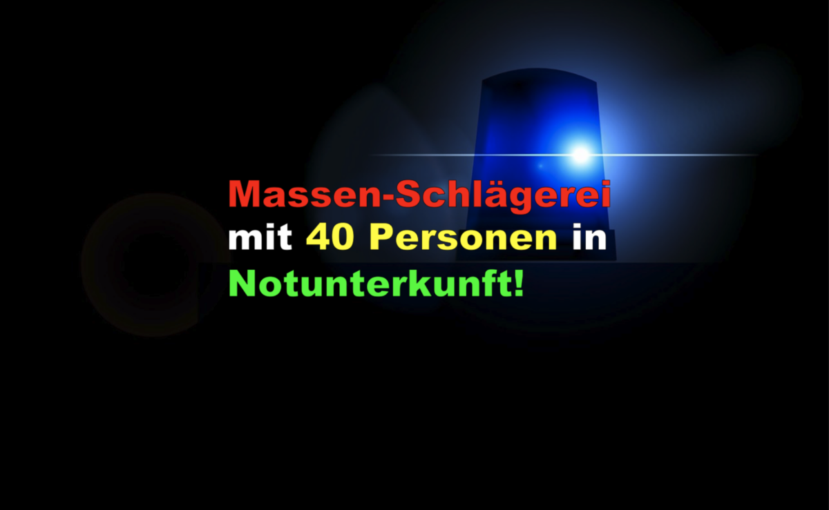Schöppingen – Massen-Schlägerei mit 40 Personen in Notunterkunft!