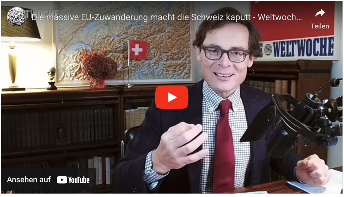 Die massive EU-Zuwanderung macht die Schweiz kaputt – Weltwoche Daily CH, 13.11.2023