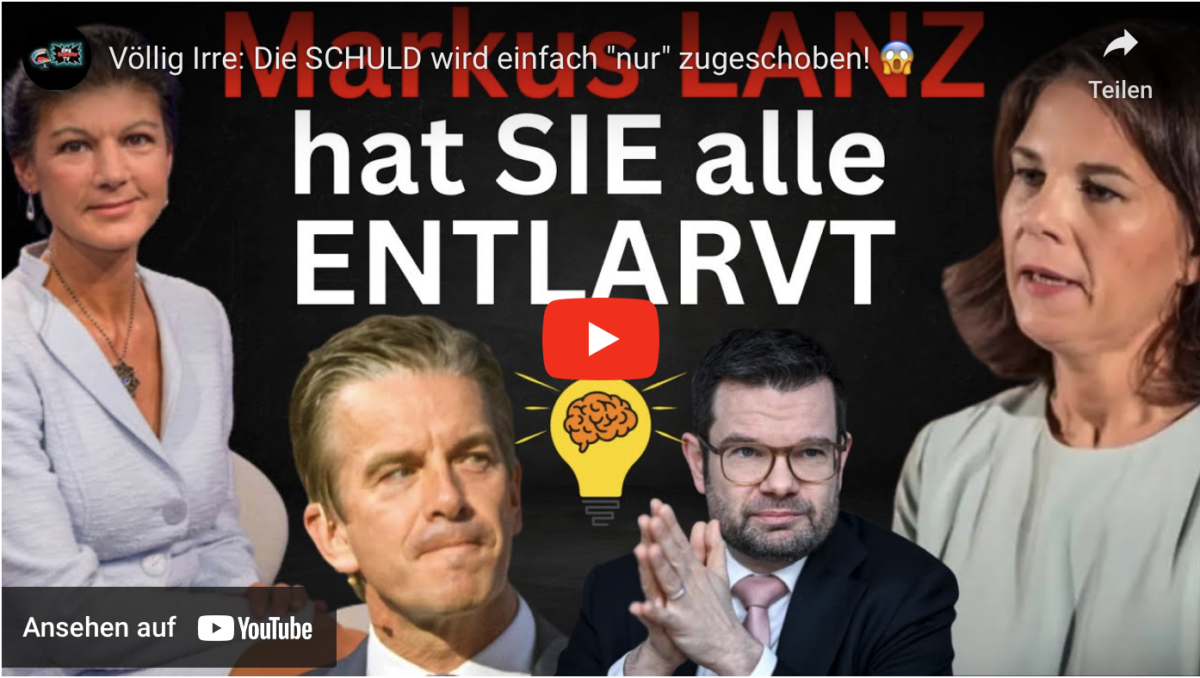 Völlig Irre: Die SCHULD wird einfach „nur“ zugeschoben!