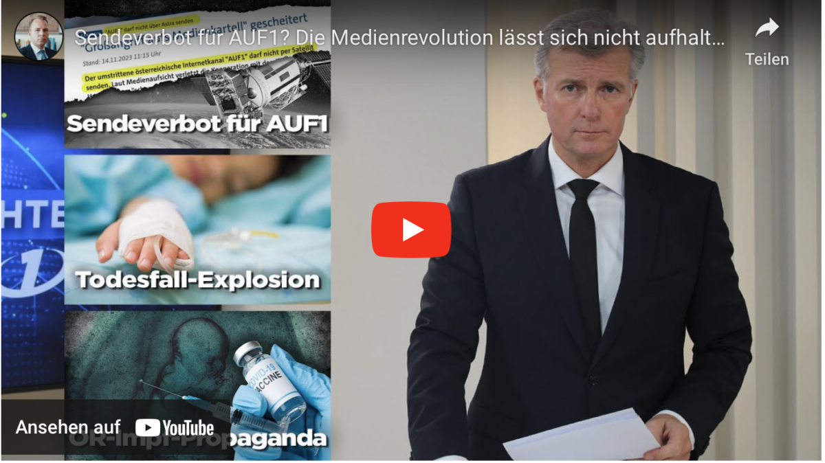 Sendeverbot für AUF1? Die Medienrevolution lässt sich nicht aufhalten