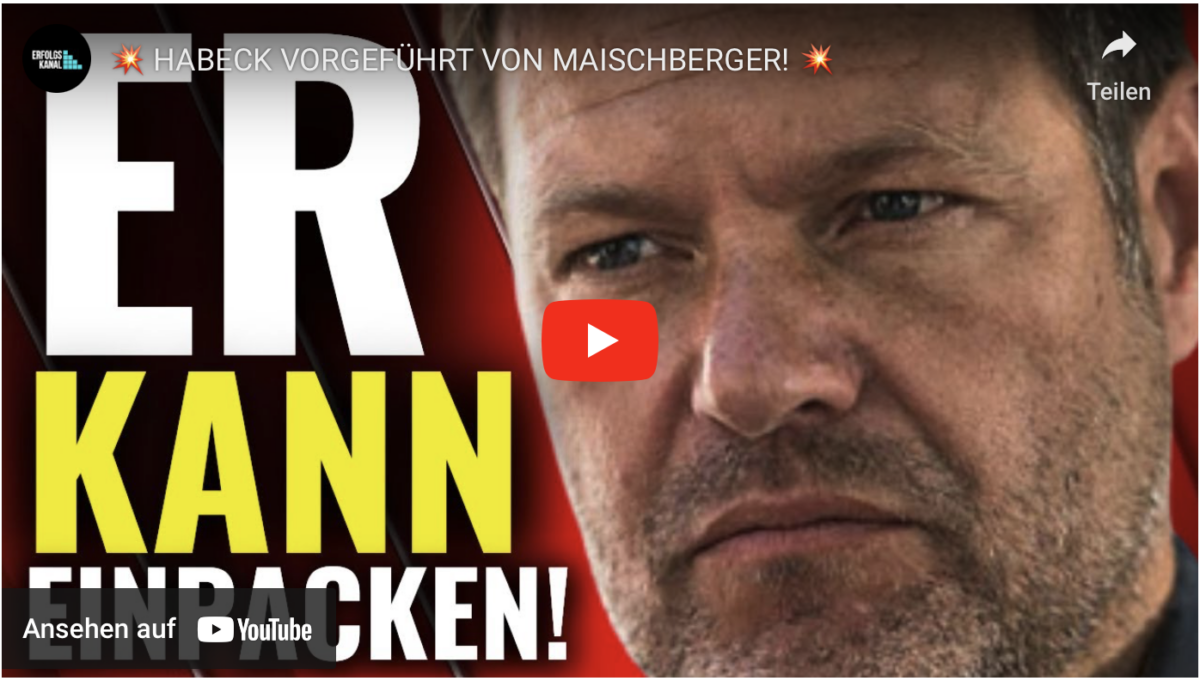 HABECK VORGEFÜHRT VON MAISCHBERGER! Er kann Einpacken!