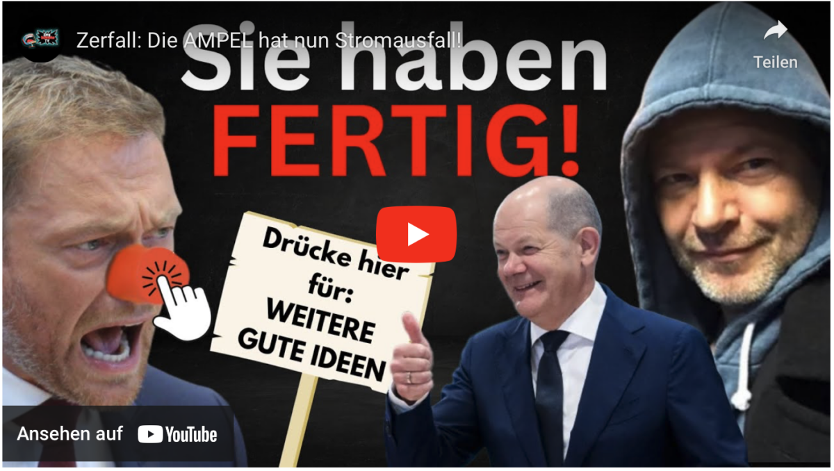 Zerfall: Die AMPEL hat nun Stromausfall!
