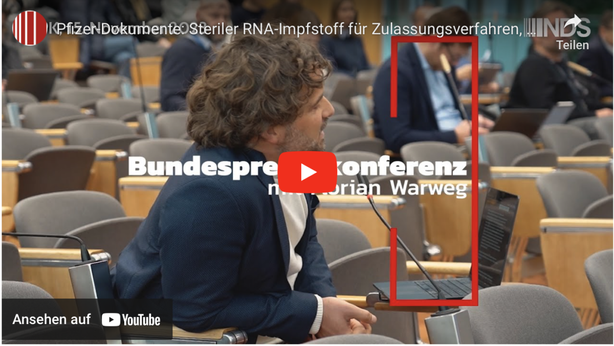 Pfizer-Dokumente: Steriler RNA-Impfstoff für Zulassungsverfahren, verunreinigter für Massenanwendung!