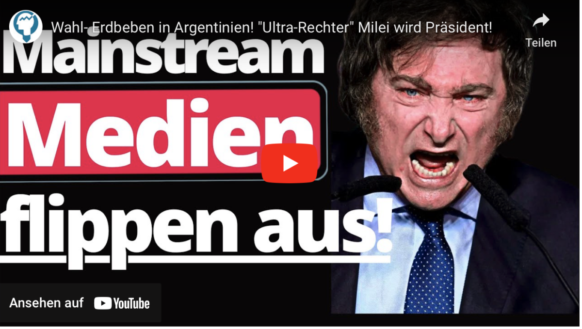 Wahl- Erdbeben in Argentinien! „Ultra-Rechter“ Milei wird Präsident!