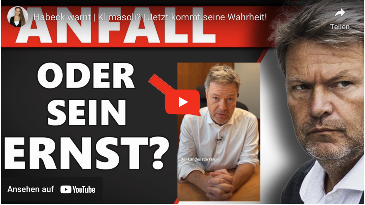 Habeck warnt | Klimasoli? | Jetzt kommt seine Wahrheit!