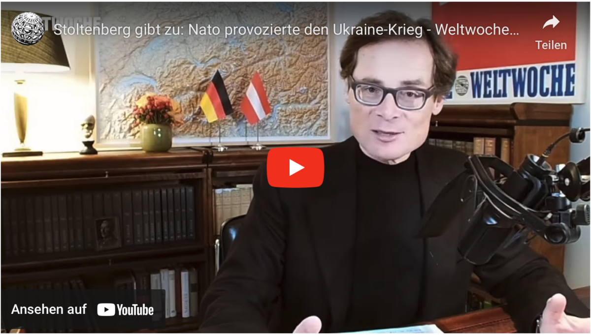 Stoltenberg gibt zu: Nato provozierte den Ukraine-Krieg!